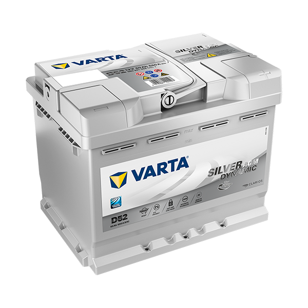VARTA SILVER dynamic AGM D52 - 12V - 60AH - 680A (EN)