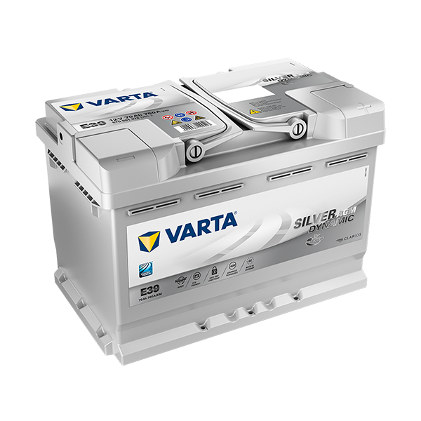 VARTA SILVER dynamic AGM E39 - 12V - 70AH - 760A (EN)