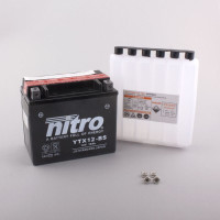 NITRO YTX12-BS AGM mit S&auml;urepack - 12V - 10Ah - 180A/EN
