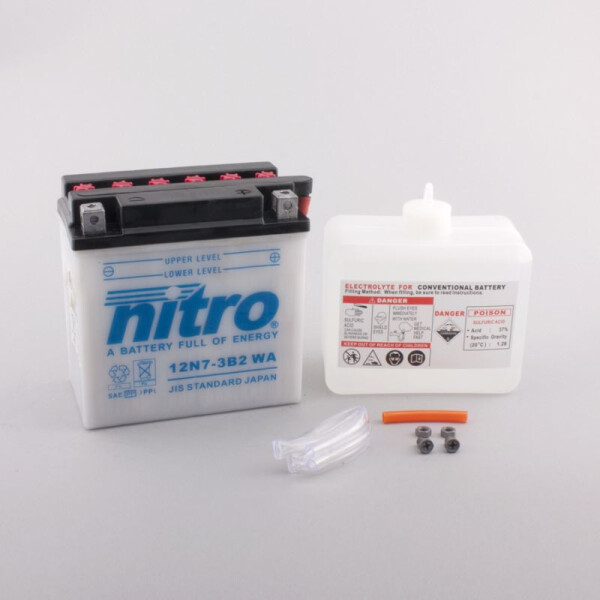 NITRO 12N7-3B-2 - 12V - 7Ah - 74A/EN