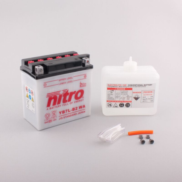 NITRO YB7L-B2  - 12V - 8Ah - 124A/EN box