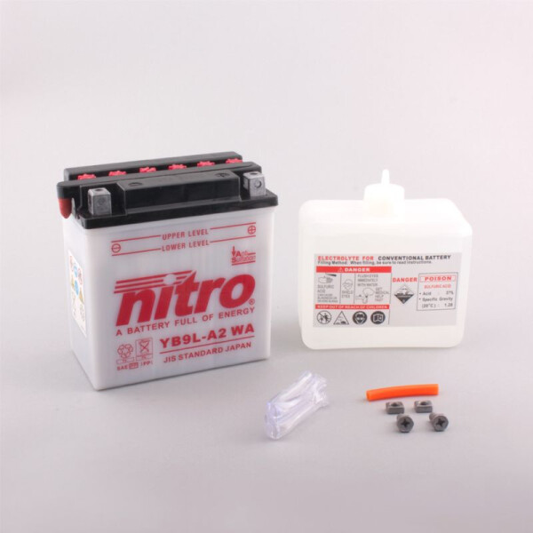 NITRO YB9L-A2 - 12V - 9Ah - 124A/EN