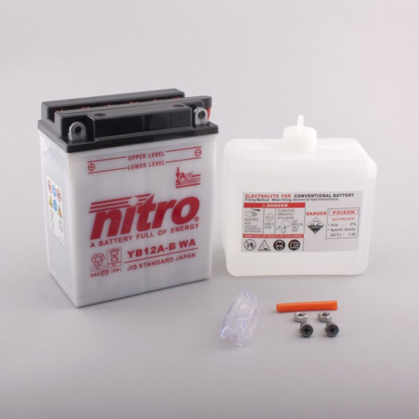 NITRO YB12A-B - 12V - 12Ah - 165A/EN