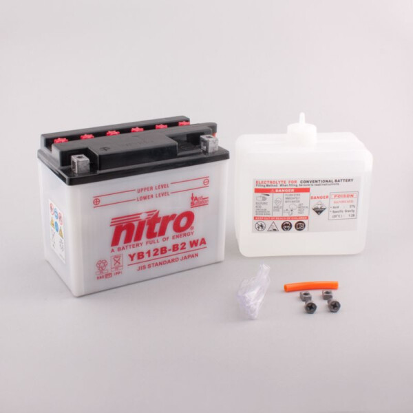 NITRO YB12B-B2 - 12V - 12Ah - 165A/EN box