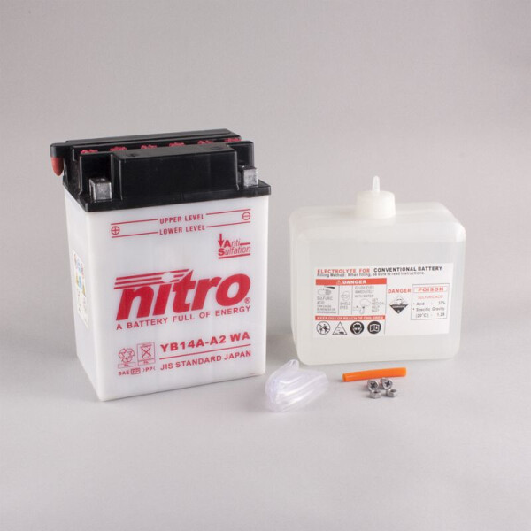 NITRO YB14A-A2 - 12V - 14Ah - 190A/EN