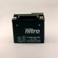 NITRO YTX20L-BS GEL AGM geschlossen - 12V - 18Ah - 270A/EN