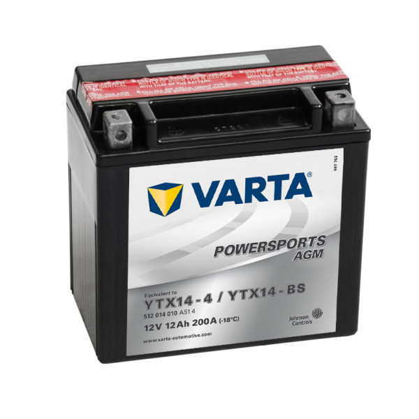 Varta Powersports AGM (LF) 12V - 12AH - 200A (EN)