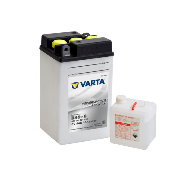 Varta Powersports Fresh Pack 6V - 8AH - 40A (EN)