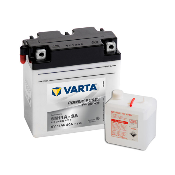 Varta Powersports Fresh Pack 6V - 11AH - 80A (EN)