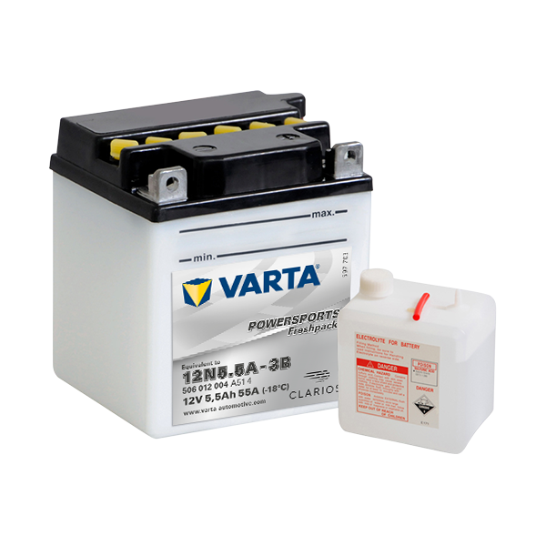 Varta Powersports Fresh Pack 12V - 5,5AH - 55A (EN)