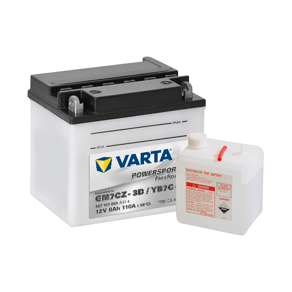 Varta Powersports Fresh Pack 12V - 8AH - 110A (EN)