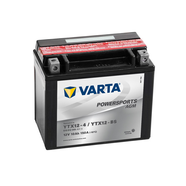 Varta Powersports AGM (LF) 12V - 10AH - 150A (EN)