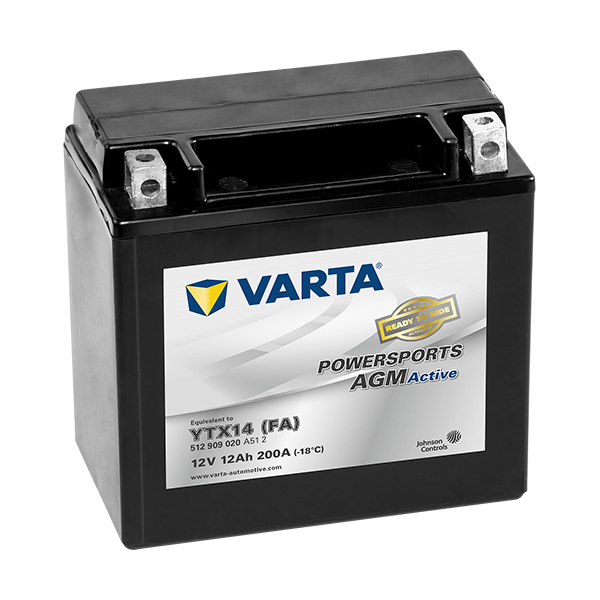 Varta Powersports AGM Active 12V - 12AH - 200A (EN)