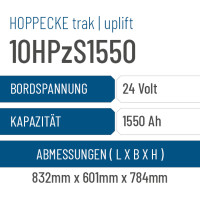 Hoppecke trak | uplift - 10HPzS1550 - 1550AH - 24V