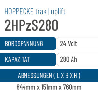 Hoppecke trak | uplift - 2HPzS280 - 280AH - 24V