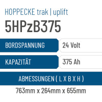 Hoppecke trak | uplift - 5HPzB375 - 375AH - 24V