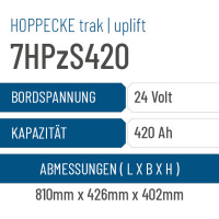 Hoppecke trak | uplift - 7HPzS420 - 420AH - 24V
