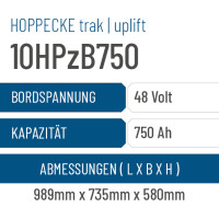 Hoppecke trak | uplift - 10HPzB750 - 750AH - 48V
