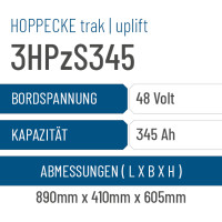 Hoppecke trak | uplift - 3HPzS345 - 345AH - 48V