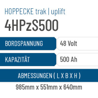 Hoppecke trak | uplift - 4HPzS500 - 500AH - 48V