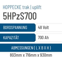Hoppecke trak | uplift - 5HPzS700 - 700AH - 48V