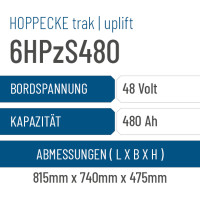 Hoppecke trak | uplift - 6HPzS480 - 480AH - 48V