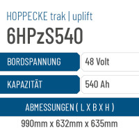 Hoppecke trak | uplift - 6HPzS540 - 540AH - 48V