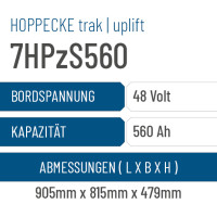 Hoppecke trak | uplift - 7HPzS560 - 560AH - 48V