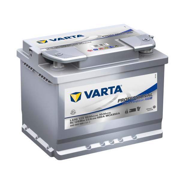 Varta LA60 - 12V - 60AH - 680A (EN), 160,00 €