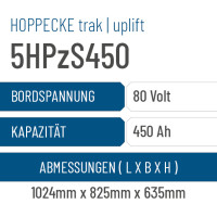 Hoppecke trak | uplift - 5HPzS450 - 450AH - 80V