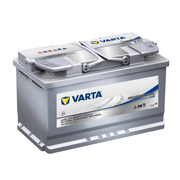 Varta LA80 - 12V - 80AH - 800A (EN), 210,00 €