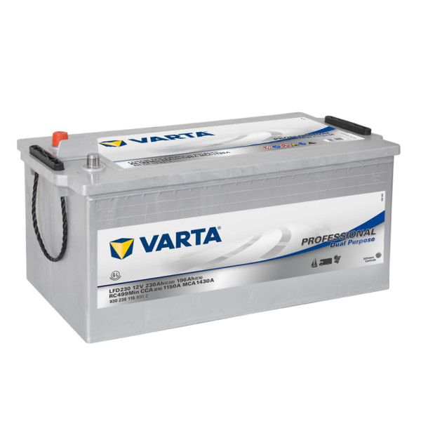 Varta LFD230 - 12V - 230AH - 1150A (EN), 415,00 €