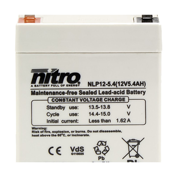 Nitro LP12-5.4 - 12V - 5.4AH - VDS-Nr. G118025