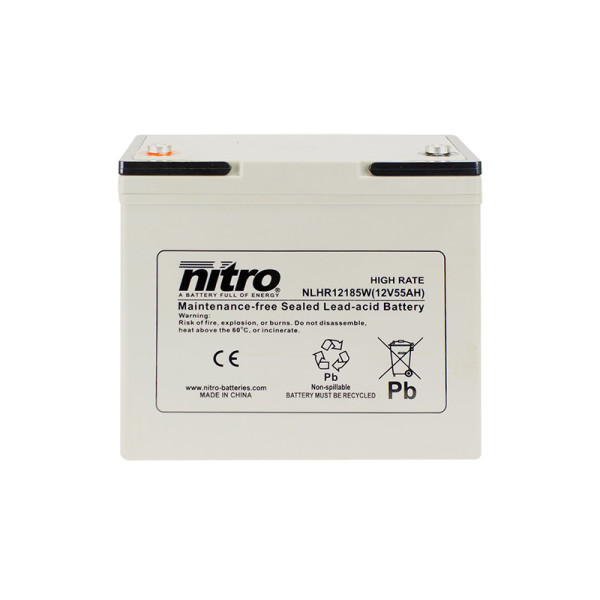 Nitro HighRate LHR12185W - 12V - 55Ah