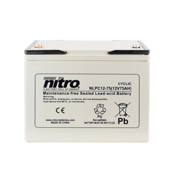 Nitro Cyclic LPC12-75 - 12V - 75Ah