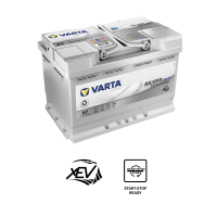 VARTA SILVER dynamic AGM A7 - 12V - 70AH - 760A (EN)
