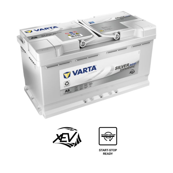 VARTA SILVER dynamic AGM A5 - 12V - 95AH - 850A (EN)