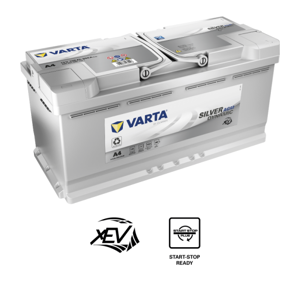 VARTA SILVER dynamic AGM A4 - 12V - 105AH - 950A (EN)
