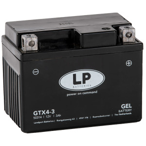 LP Gelbatterie LTX4-3 - 12V - 3AH - 40A (EN)