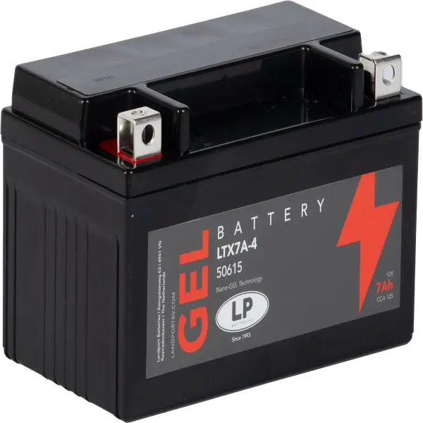 LP Gelbatterie LTX7A-4 / LTX7A-BS - 12V - 6AH - 125A (EN)