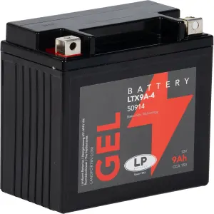 LP Gelbatterie LTX9A-4 / LB9B - 12V - 9AH - 145A (EN)