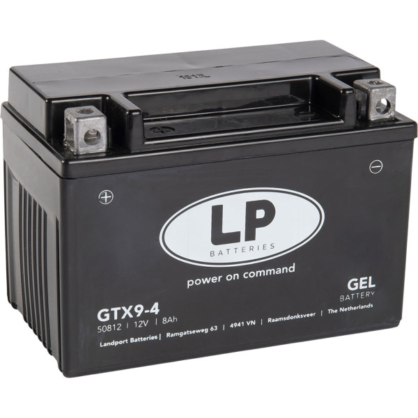 LP Gelbatterie LTX9-4 - 12V - 8AH - 100A (EN)