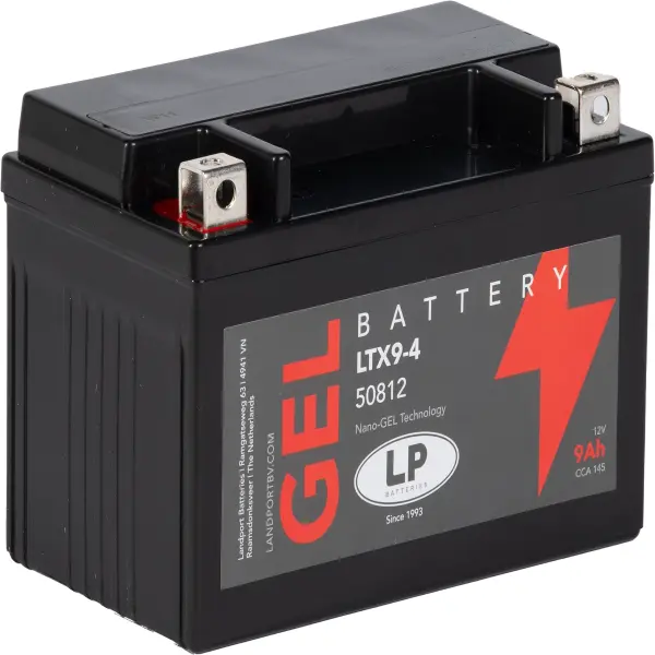 LP Gelbatterie LTX9-4 / LTX9-BS - 12V - 8AH - 145A (EN)