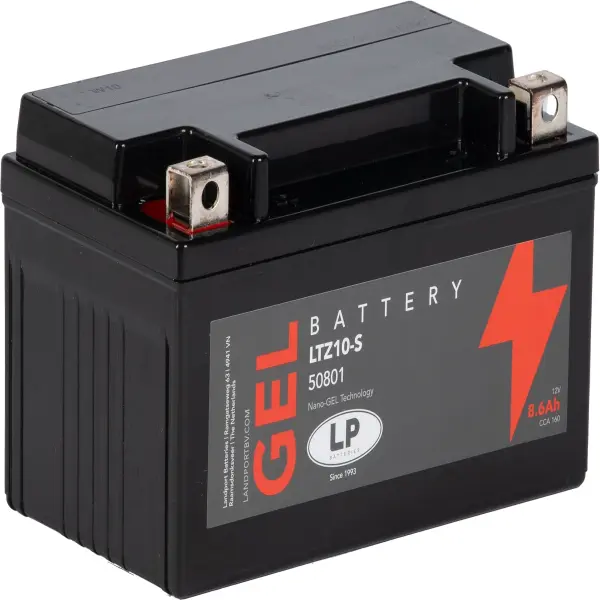 LP Gelbatterie LTZ10-S - 12V - 8,6AH - 1 box