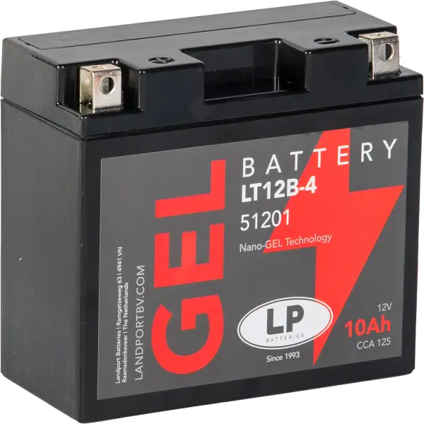 LP Gelbatterie LT12B-4 - 12V - 10AH - 15 box