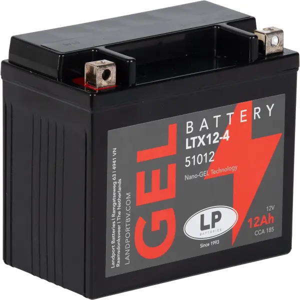 LP Gelbatterie LTX12-4 / LTX12-BS - 12V - 10AH - 215A (EN)