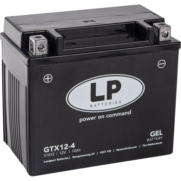 LP Gelbatterie LTX12-4 - 12V - 10AH - 160A (EN)
