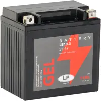 LP Gelbatterie LB10-3 / LB10L-A2 - 12V - 11AH - 145A (EN)
