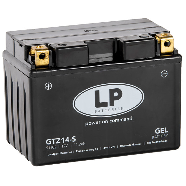 LP Gelbatterie LTZ14-S - 12V - 11,2AH - 200A (EN)