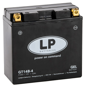 LP Gelbatterie LT14B-4 - 12V - 12AH - 190A (EN)